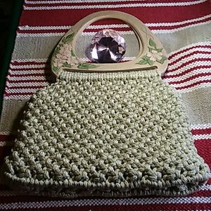 Vintage Macrame Bag